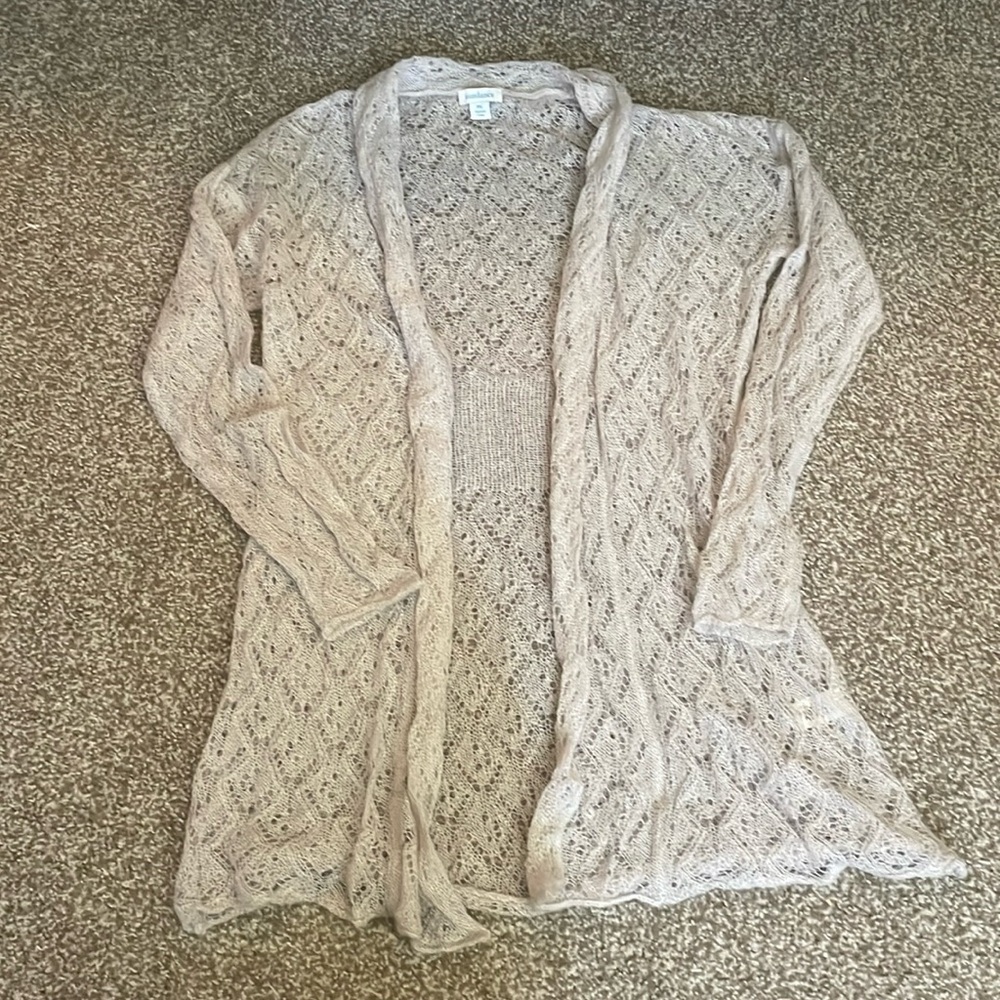 Sundance Women's Open Knit Cardigan - Cream